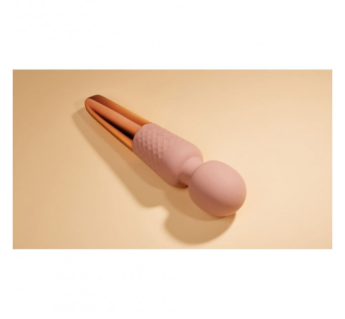 Вибратор-микрофон Sweet Em Velvet Lurer, 28 режимов вибрации, розовый с золотом