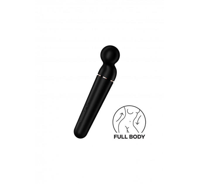 Вибратор-микрофон универсальный Satisfyer Planet Wand-er для стимуляции всего тела, черный
