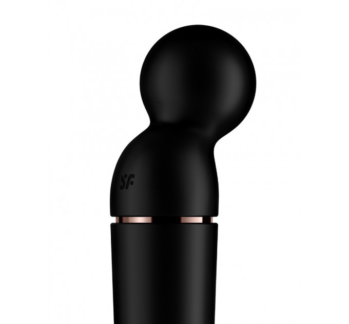Вибратор-микрофон универсальный Satisfyer Planet Wand-er для стимуляции всего тела, черный