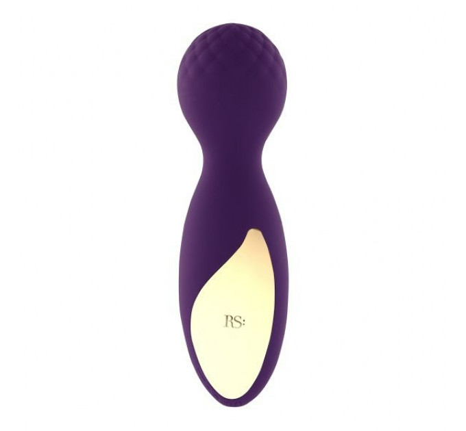 Вибратор мини-микрофон Rianne S Essentials Lovely Leopard Mini Wand в сумочке, фиолетовый