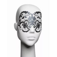 Вінілова маска Anna від Bijoux Indiscrets, чорна