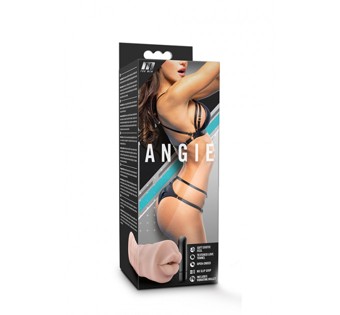 Мастурбатор с вибро M FOR MEN ANGIE VANILLA