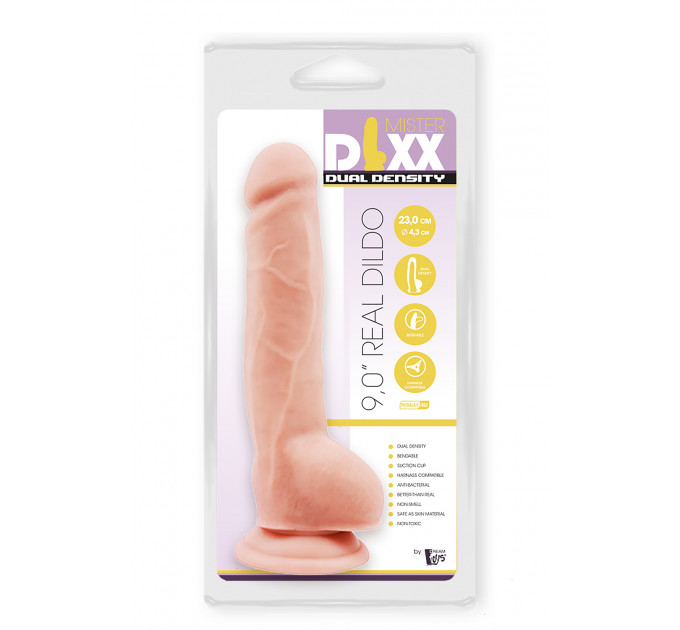 Фаллоимитатор с двойной плотностью MR. DIXX 9INCH DUAL DENSITY DILDO