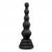 Анальная елка силикон Easy Toys Beaded Cone черная, 16.5 см