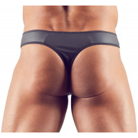 Чоловічі стрінги зі стразами по блискавці Sven Joy Ment Men's String, чорний, S