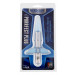 Плаг з вібрацією MENZSTUFF PURRFECT PLUG, CLEAR BLUE
