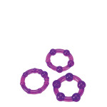 Набір ерекційних кілець Ultra Soft & Stretchy Pro Rings, PURPLE
