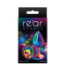Радужная анальная пробка REAR ASSETS RAINBOW, S