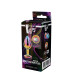 Dt21782 Райдужна анальна пробка GLEAMING LOVE MULTICOLOUR PLUG MEDIUM