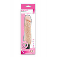 Вібромасажер SATINY seducer REALISTIC 10 rythms FLES