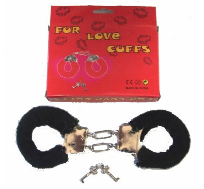 Наручники с мехом Fur Love Cuffs, Black