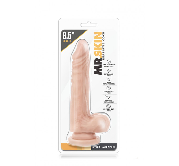 Фаллоимитатор MR. SKIN REALISTIC COCK STUD MUFFIN