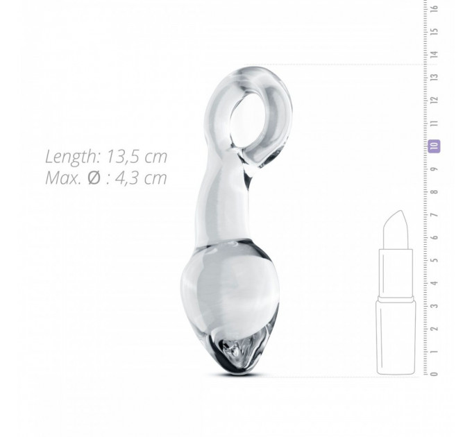 Анальная пробка стекло Gildo Glass Dildo No.13