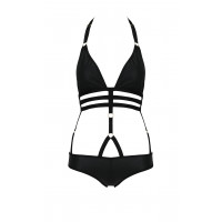 Боді зі стреп ремінцями LAMIS BODY black S/M - Passion