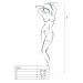 Бодистокинг сетка с узором и открытым доступом BS007 Passion S/L