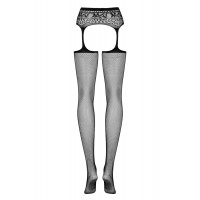 Панчохи з поясом Garter stockings S307 XL/XXL
