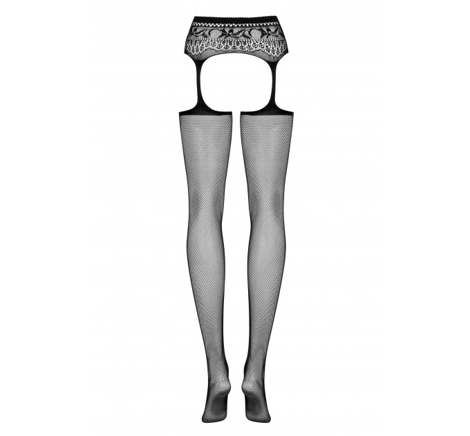 Чулки с поясом Garter stockings S307 XL/XXL