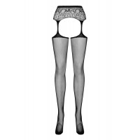 Панчохи з поясом Garter stockings S307 XL/XXL
