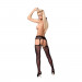 Чулки с поясом Garter stockings S307 XL/XXL