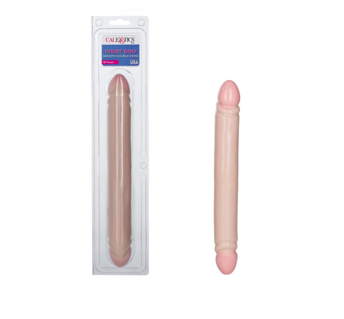 Двойной фалоимитатор California Exotic Novelties Smooth Double Dong Blackjack 12