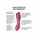Двойной вибратор с вакуумной стимуляцией Satisfyer Curvy Trinity 3, розовый
