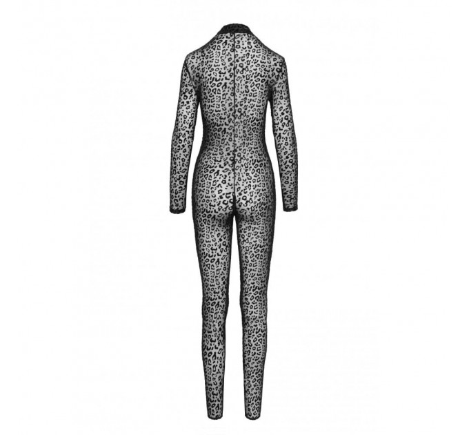 Эротичный комбинезон с леопардовым принтом M F285 Noir Handmade