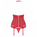 Комплект Obsessive 838-COR-3 корсет и стринги S/M