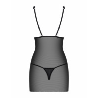 Пеньюар Obsessive Lucita та стрінги S/M