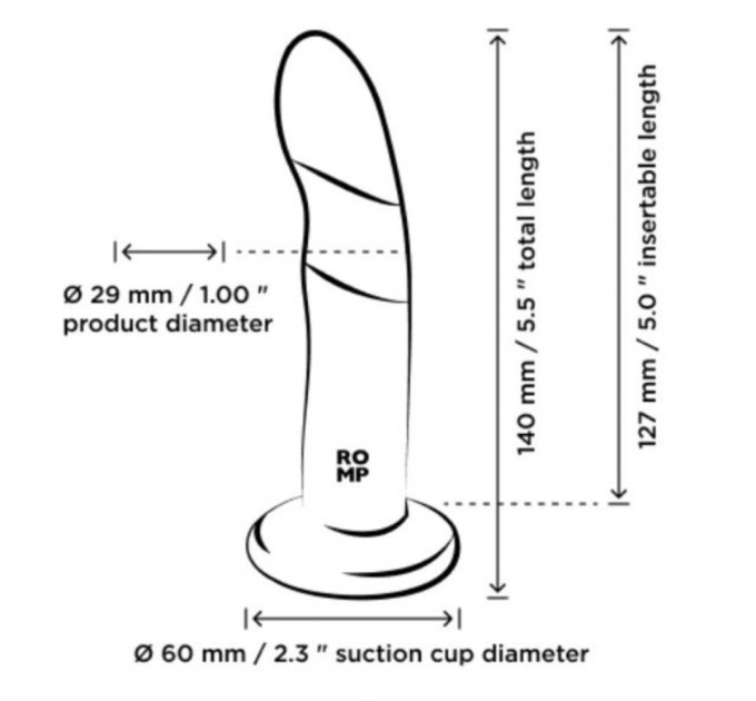 Комплект старапон+ трусики ROMP Piccolo Pegging Kit