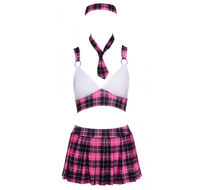 Костюм школьницы в клеточку Cottelli Collection Schoolgirl 4 предмета, M