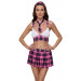 Костюм школьницы в клеточку Cottelli Collection Schoolgirl 4 предмета, M