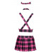 Костюм школьницы в клеточку Cottelli Collection Schoolgirl 4 предмета, M
