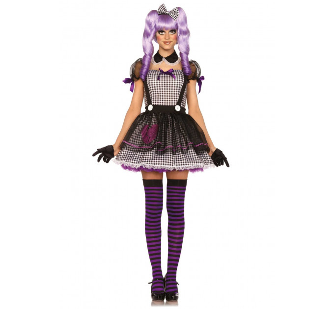 Костюм Долли Leg Avenue Costume Dead Eye Dollie Black/White