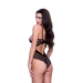 Кружевное боди SEXY STRAPPY LACE TEDDY BLACK, S/M