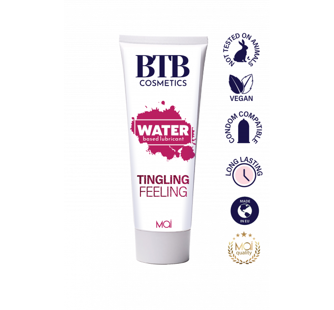 Лубрикант на водной основе BTB WATER BASED TINGLING EFFECT LUBRICANT 100ML