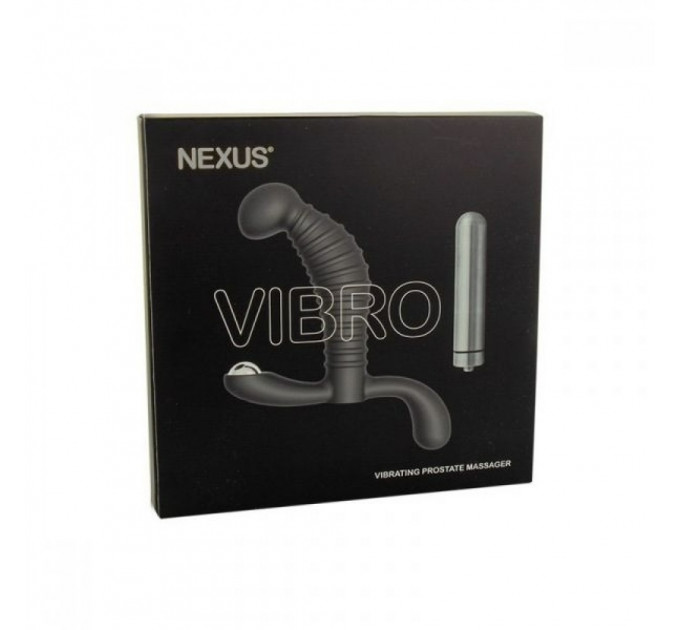 Масажер простати The Nexus Vibro з вібрацією, 11.5 см х 3.2 см