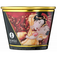 Масажна свічка Shunga Massage Candle Strawberry з ароматом полуниці, 170 мл