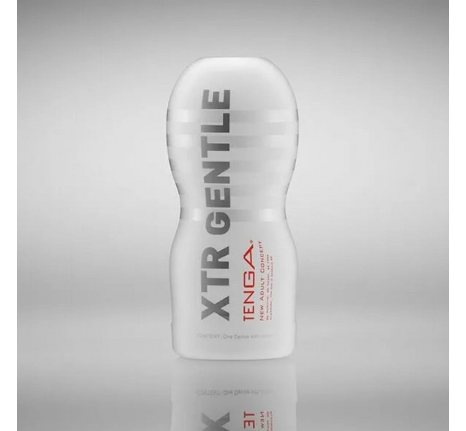 Мастурбатор в колбе рельефный Tenga Original Xtra Gentle, белый