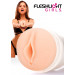 Мастурбатор вагина в колбе, киберкожа Fleshlight Girls Riley Reid Vagina, бежевый