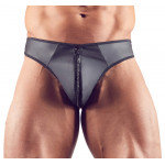 Чоловічі стрінги зі стразами по блискавці Sven Joy Ment Men's String, чорний, S