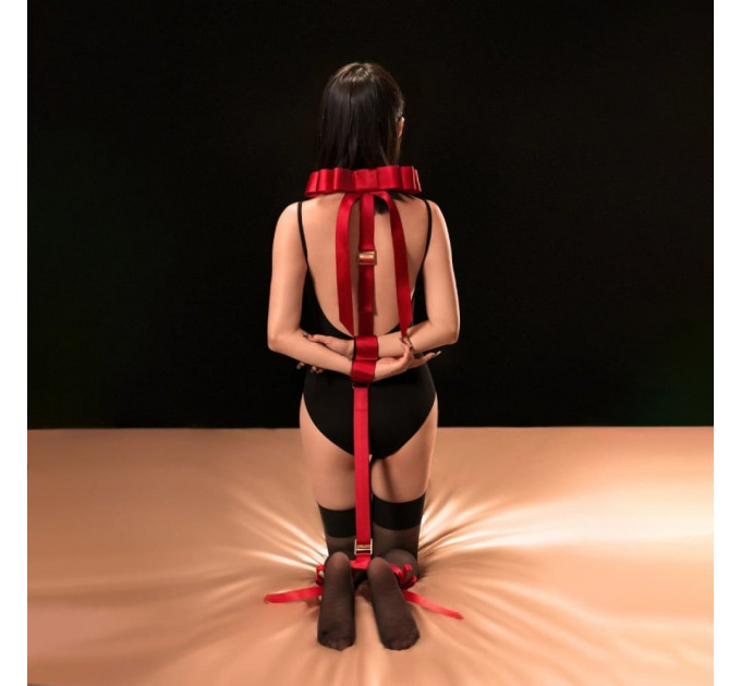 Набор для бондажа UPKO Bondage Fantasy с бантиками, красный