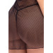 Пеньюар полупрозрачный Rene Rofe Midnight Halter Chemise Set с трусиками в комплекте, черный, S/M