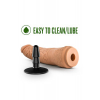 Реалистичный фаллоимитатор, LOCK ON HEXANITE DILDO WITH
