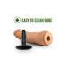 Реалистичный фаллоимитатор, LOCK ON HEXANITE DILDO WITH