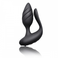 RO14587 вібратор для пар ROCKS-OFF-COCKTAIL DUAL MOTORED COUPLES TOY BLACK