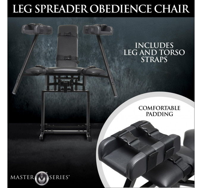 Секс-кровать/стул трансформер Stretching Bondagestoel - Zwart