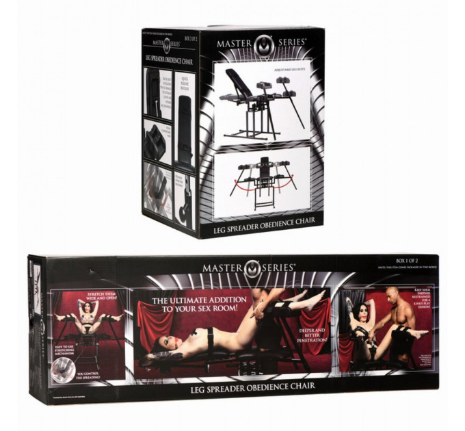 Секс-кровать/стул трансформер Stretching Bondagestoel - Zwart