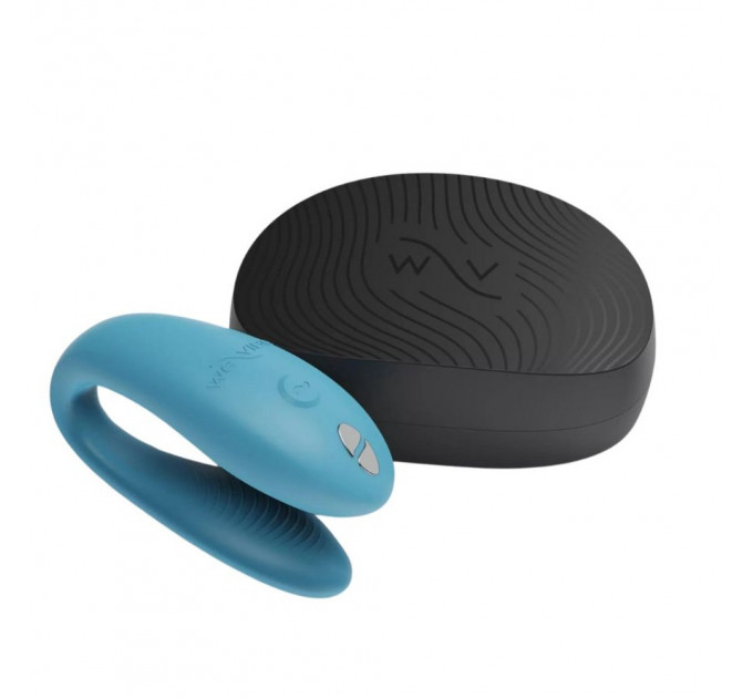 Смарт-вибратор для пар We-Vibe Sync Go Turquoise, голубой