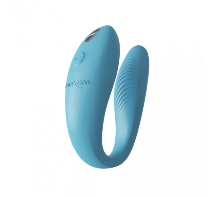 Смарт-вибратор для пар We-Vibe Sync Go Turquoise, голубой