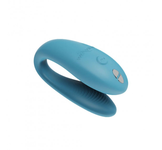 Смарт-вибратор для пар We-Vibe Sync Go Turquoise, голубой